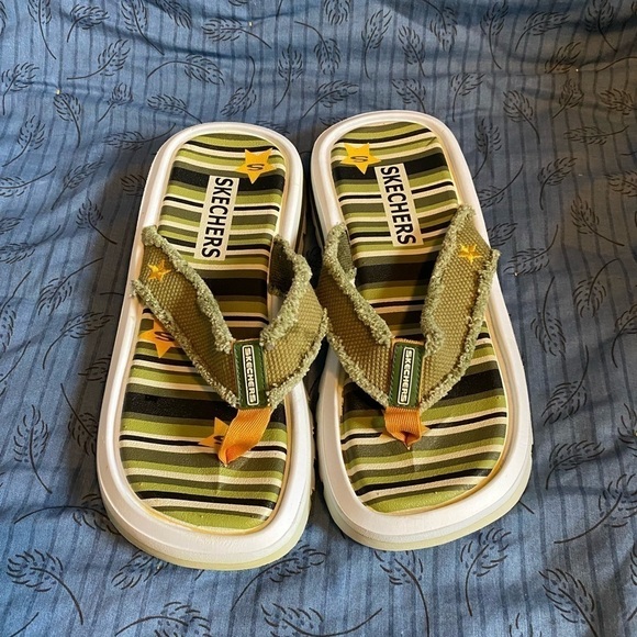 Skechers 90’s F-50 star lugged thong sandals size 6 - Picture 3 of 5